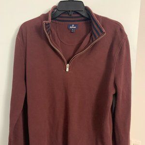 Faconnable Red Quarter Zip